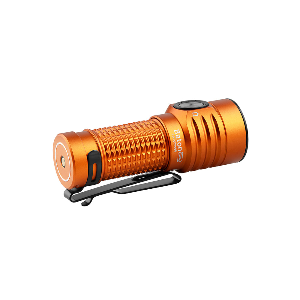 Olight Baton Turbo Rechargeable Multiple Power Sources Torch with 510-meter Beam