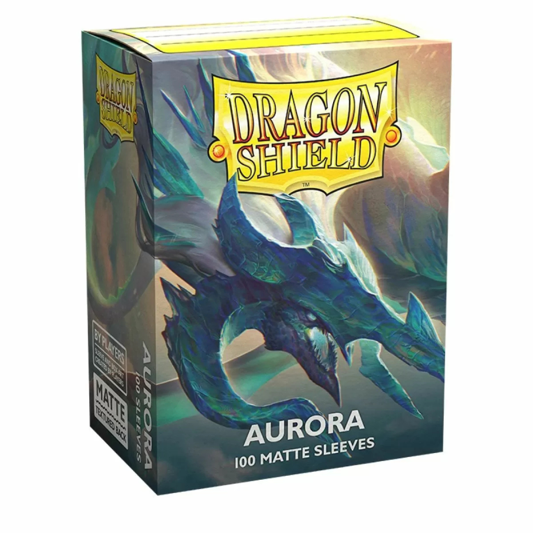 Dragon Shield: Card Sleeves – Matte – Aurora (Turquoise)