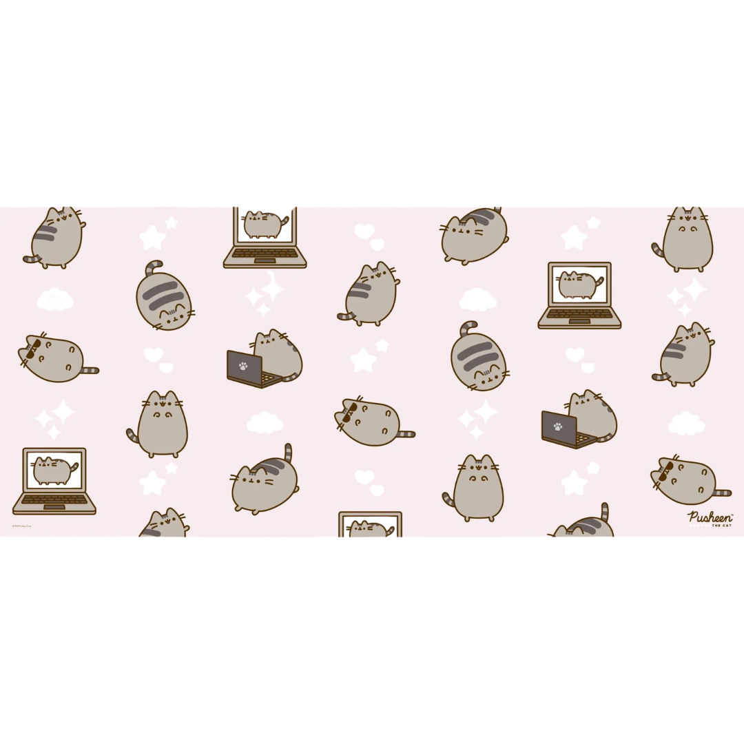 Pink Pusheen Playmat/Deskmat/Gamingmat - XXL