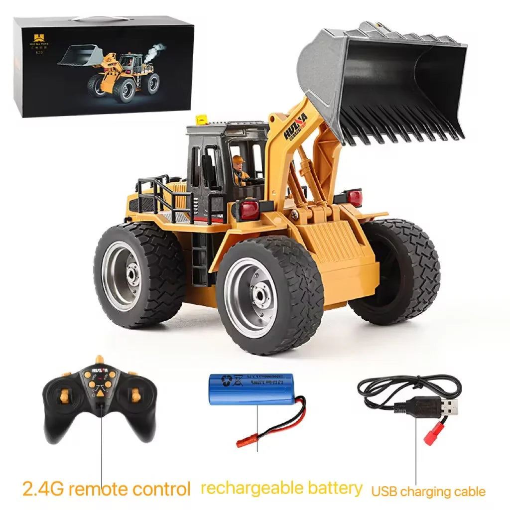Huina 1532 1:18 Nine-channel semi-alloy Remote Control Bulldozer (2024 Model )