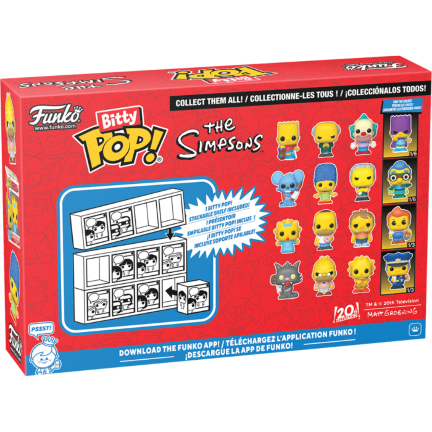 Simpsons - Scratchy Bitty Pop! 4PK