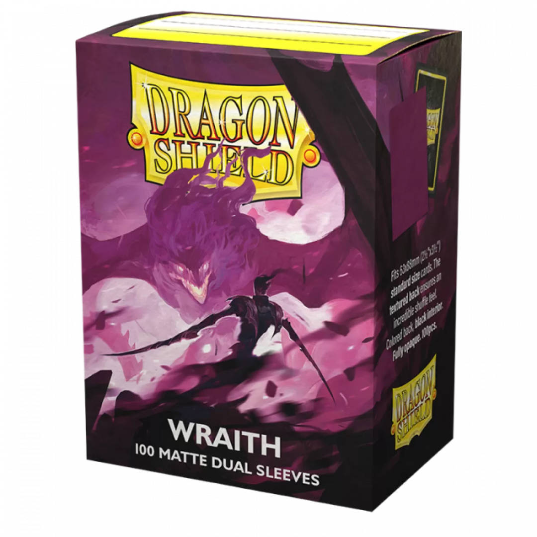 Dragon Shield: Card Sleeves – Matte Dual – Wraith (Dark Magenta)