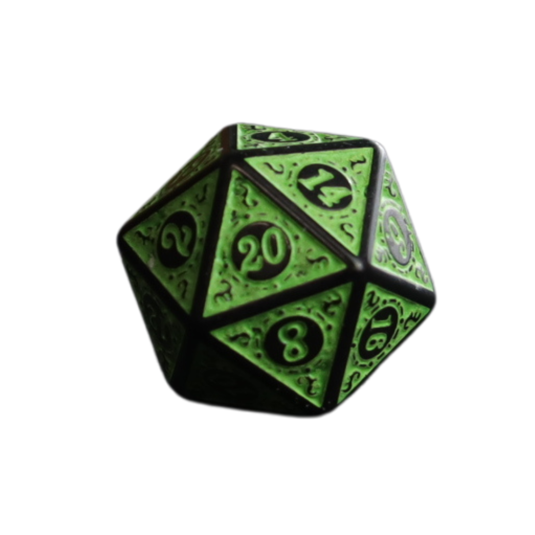 Fantasy style 20 Sided Dice - 1 pcs