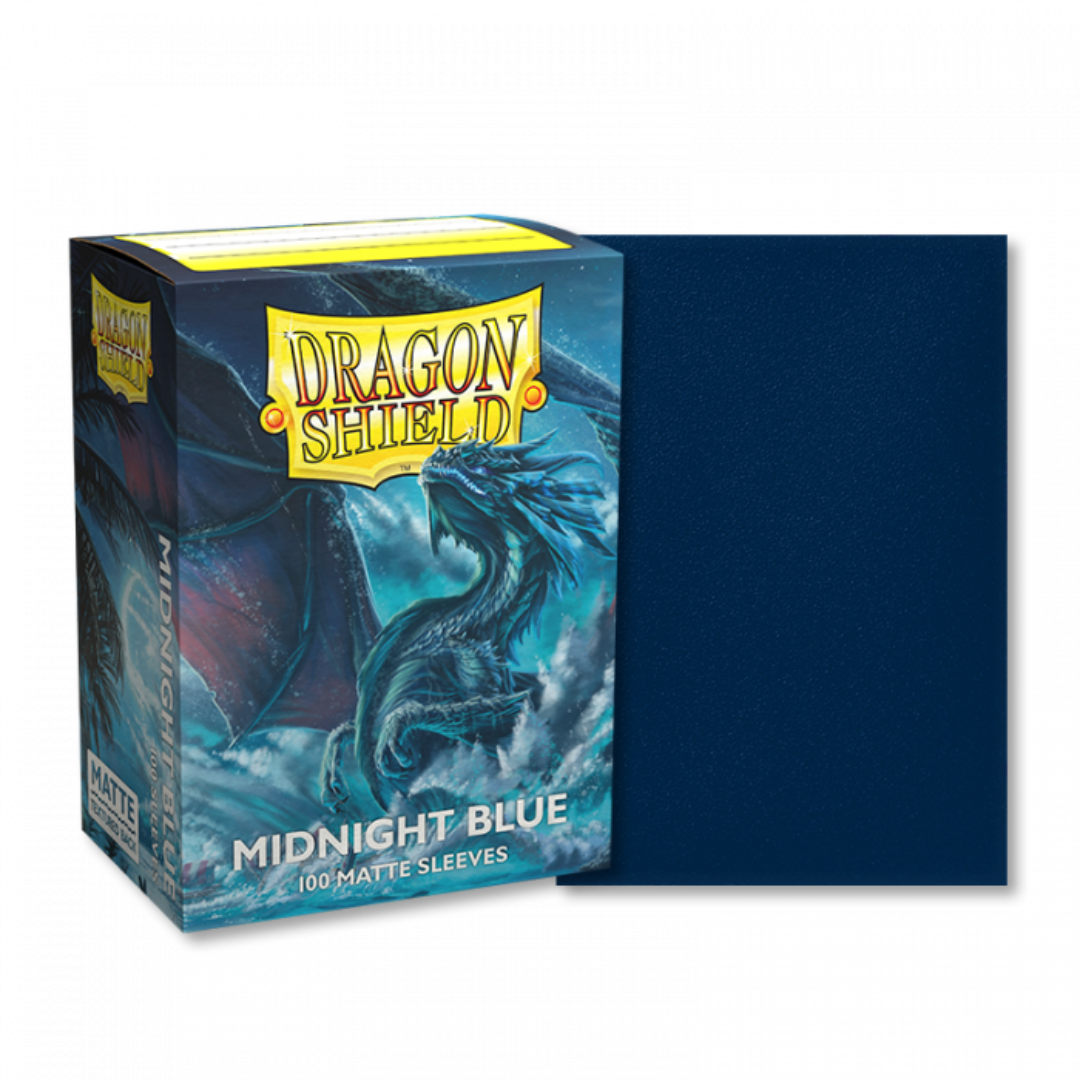 Dragon Shield (Japanese Size) Matte Midnight Blue Card Sleeves