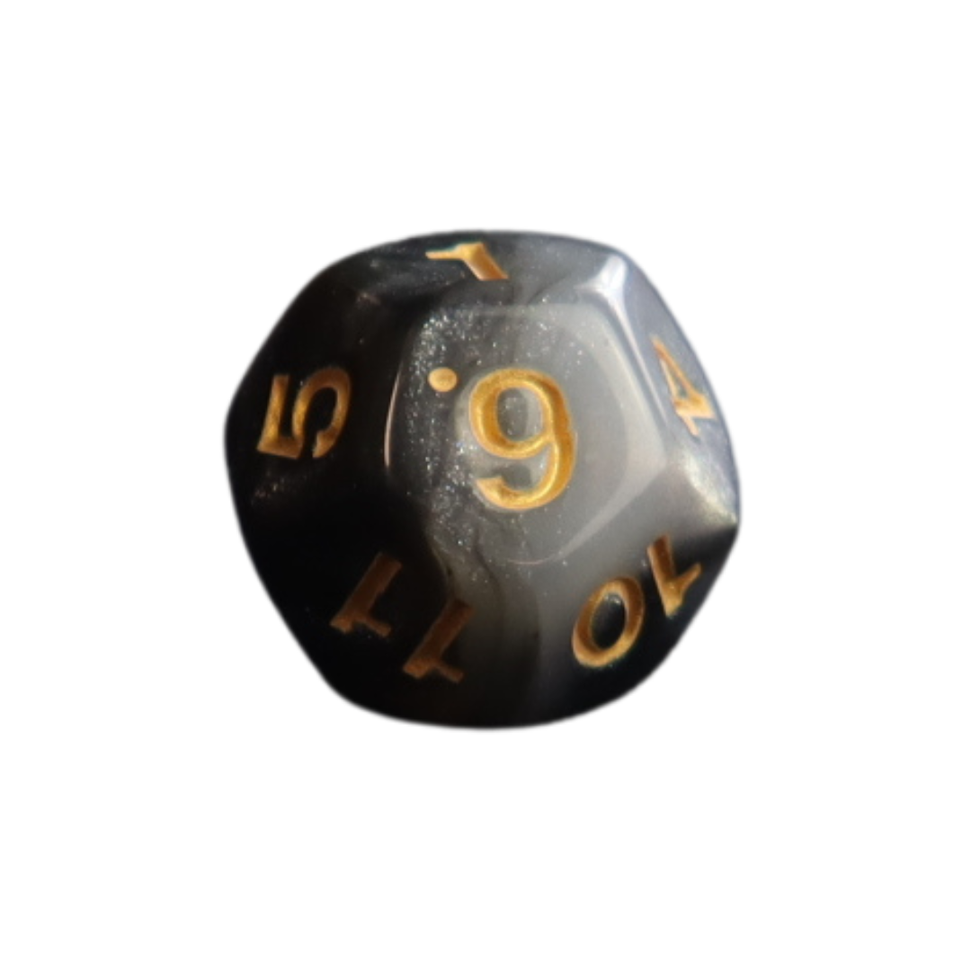 12 Sided Dice - 1 Pcs