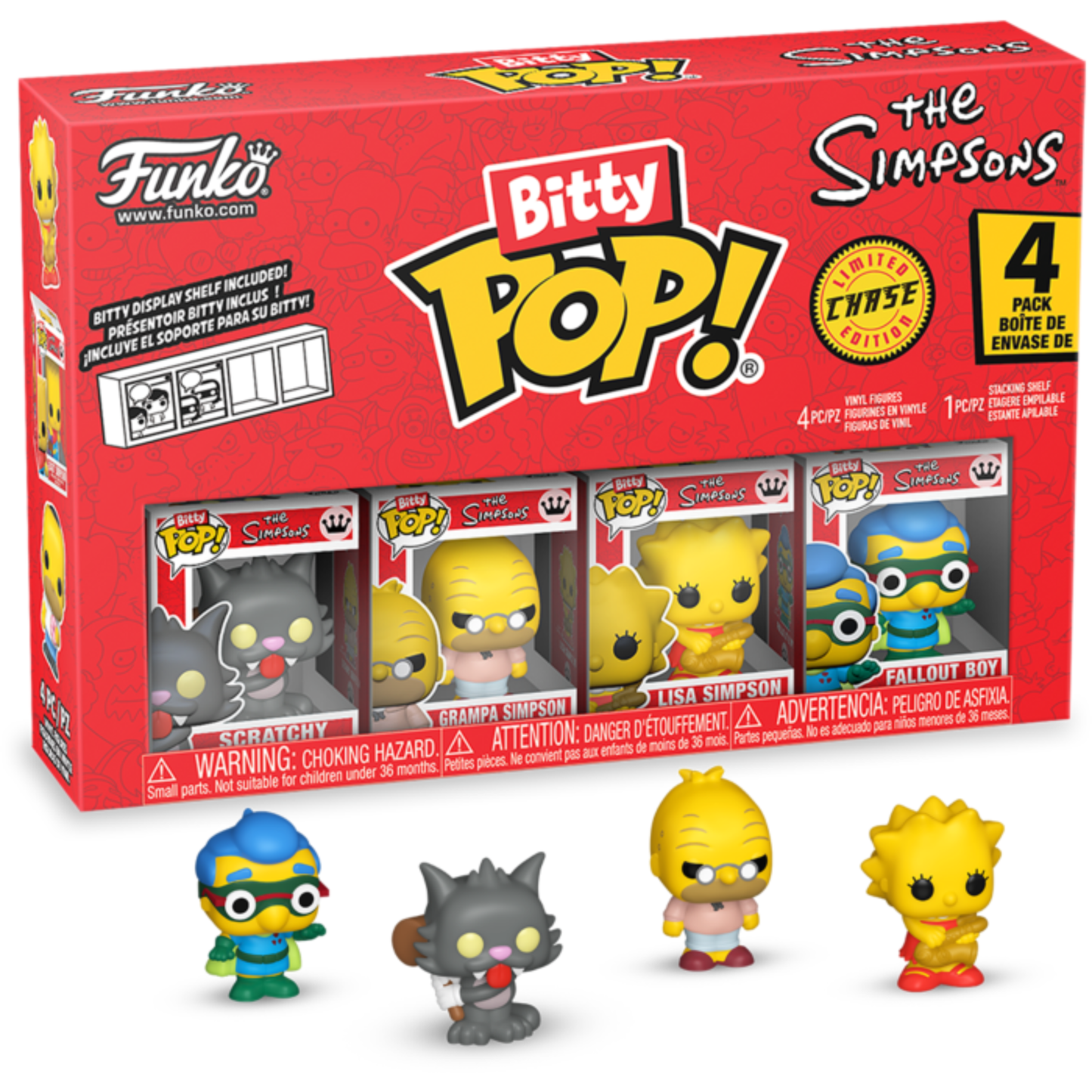 Simpsons - Scratchy Bitty Pop! 4PK