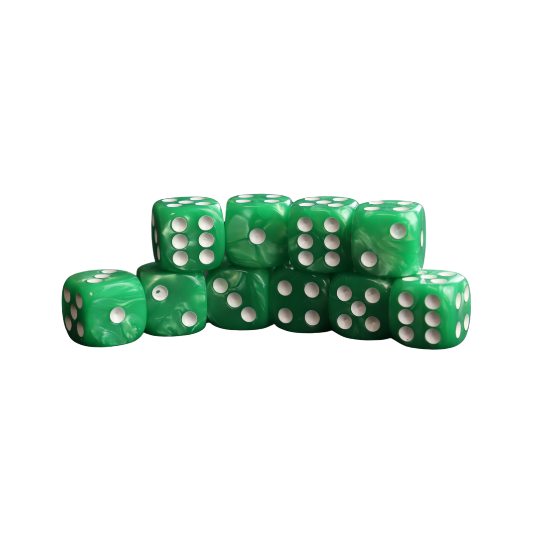 6 Sided Dice - 10 pcs set