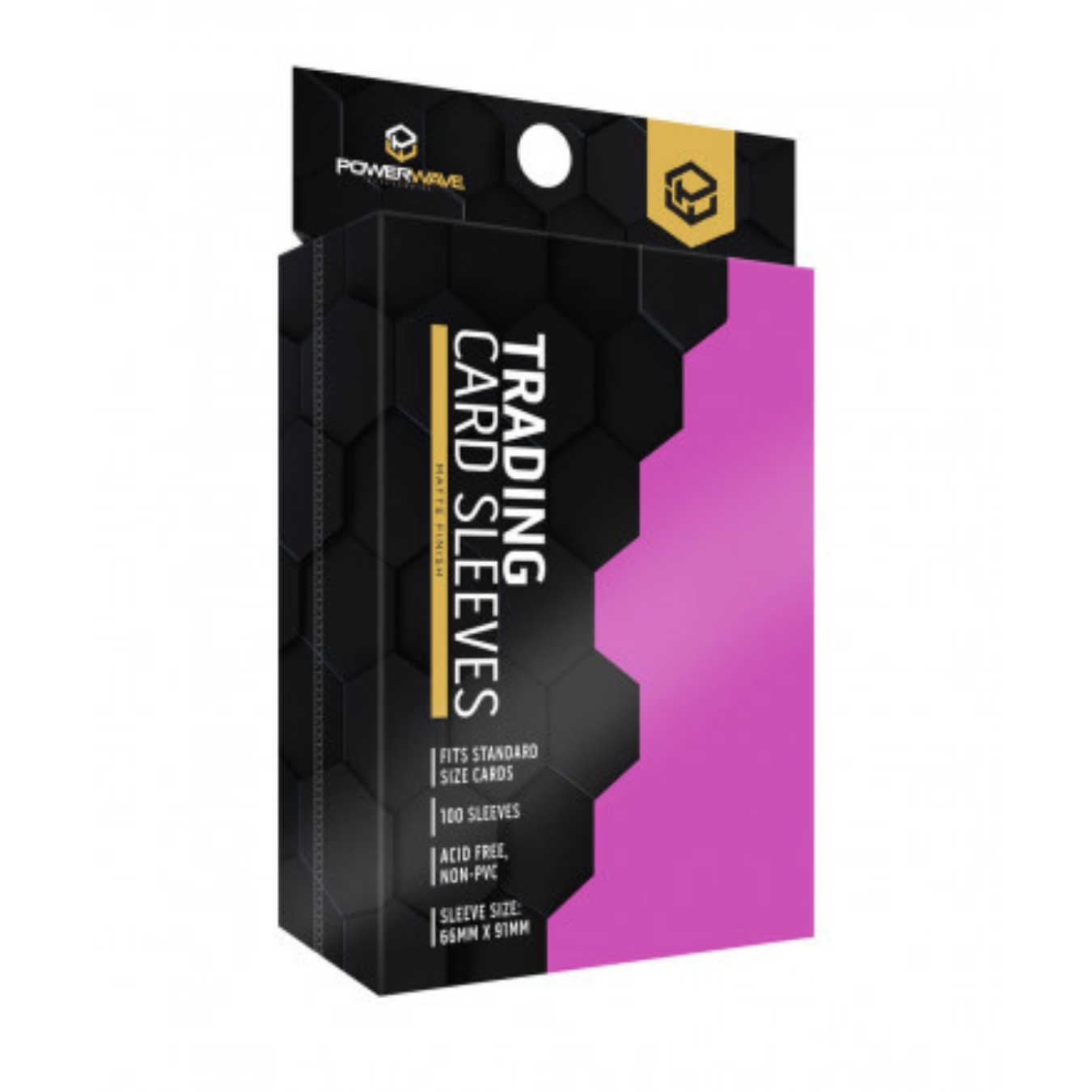 Powerwave Matte Card Sleeves 100 Pack - Pink