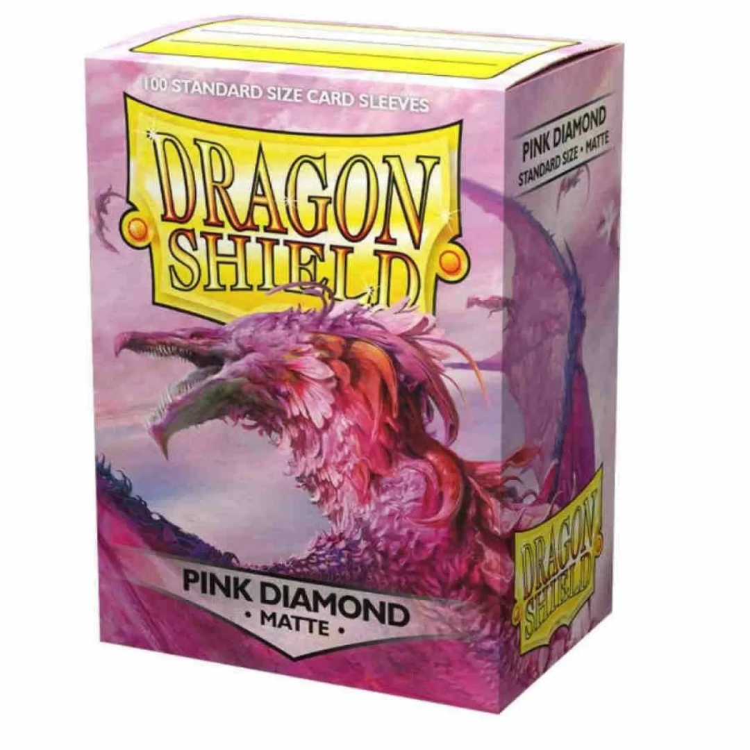 Dragon Shield: Cards Sleeves – Matte – Pink Diamond (Hot Pink)