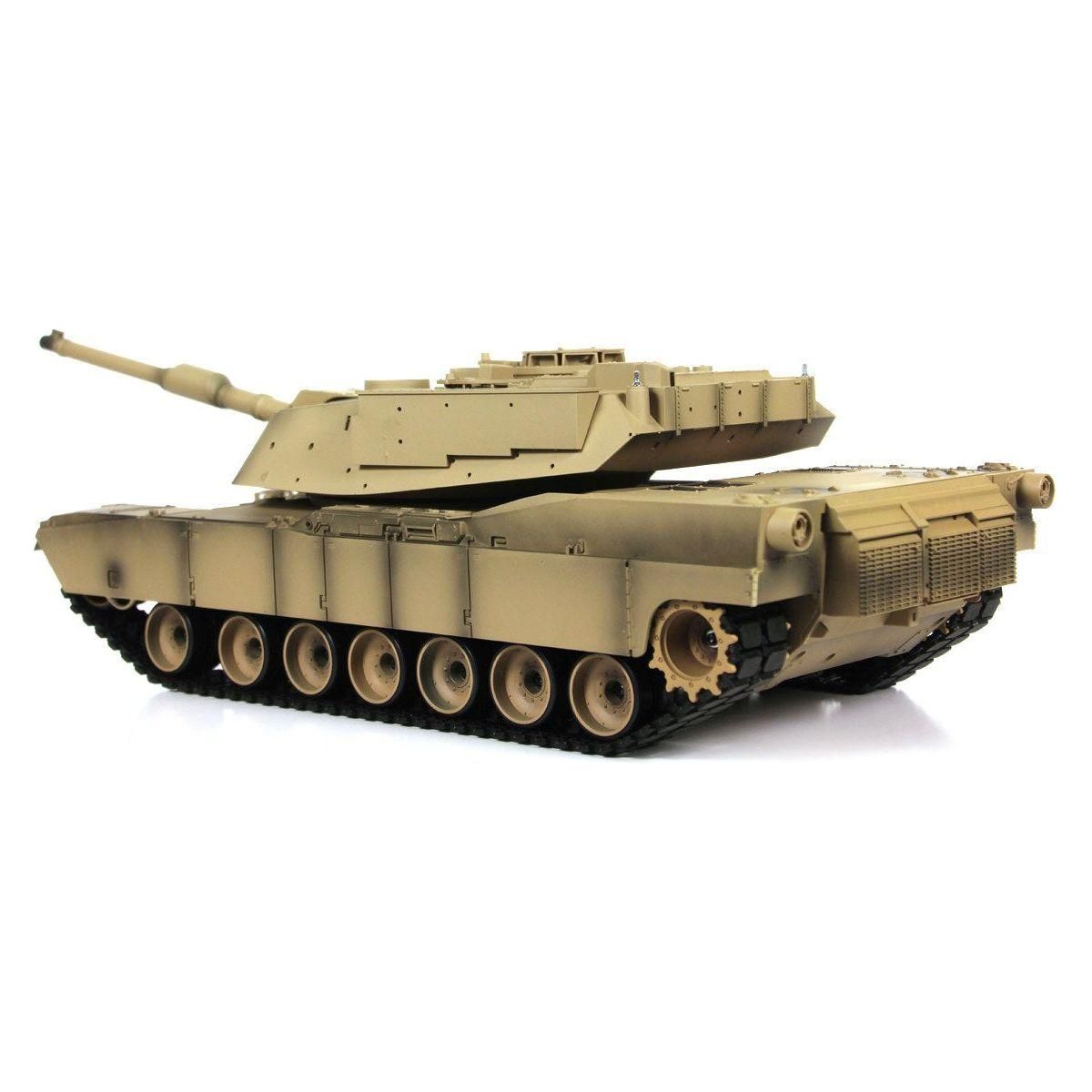 Heng Long 3918 1 1 16 2.4G M1A2 Rc Car Battle Tank Metal Track with Sound Smoke
