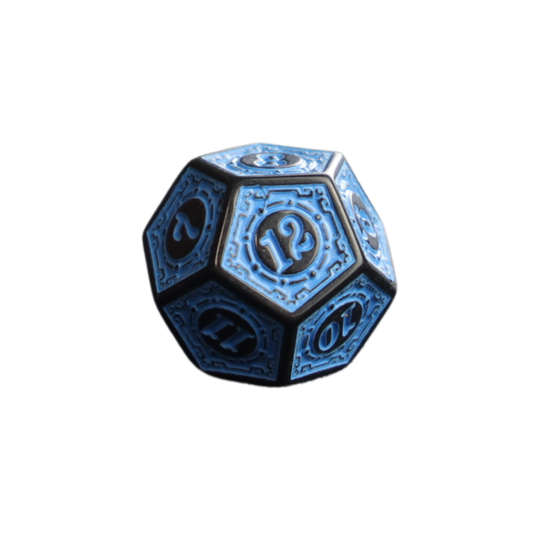 Fantasy style 12 Sided Dice - 1 pcs
