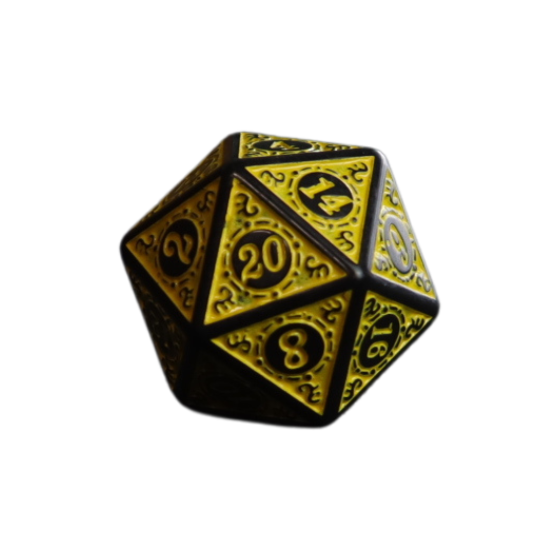 Fantasy style 20 Sided Dice - 1 pcs