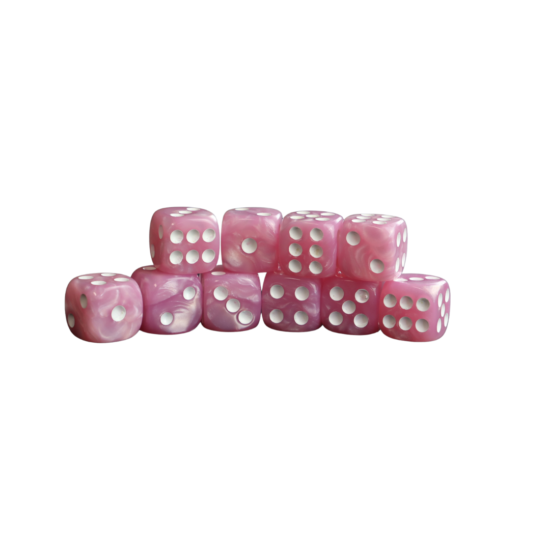 6 Sided Dice - 10 pcs set