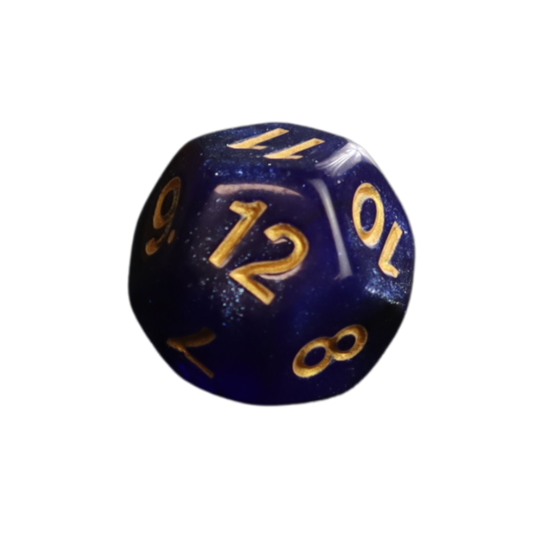 12 Sided Dice - 1 Pcs