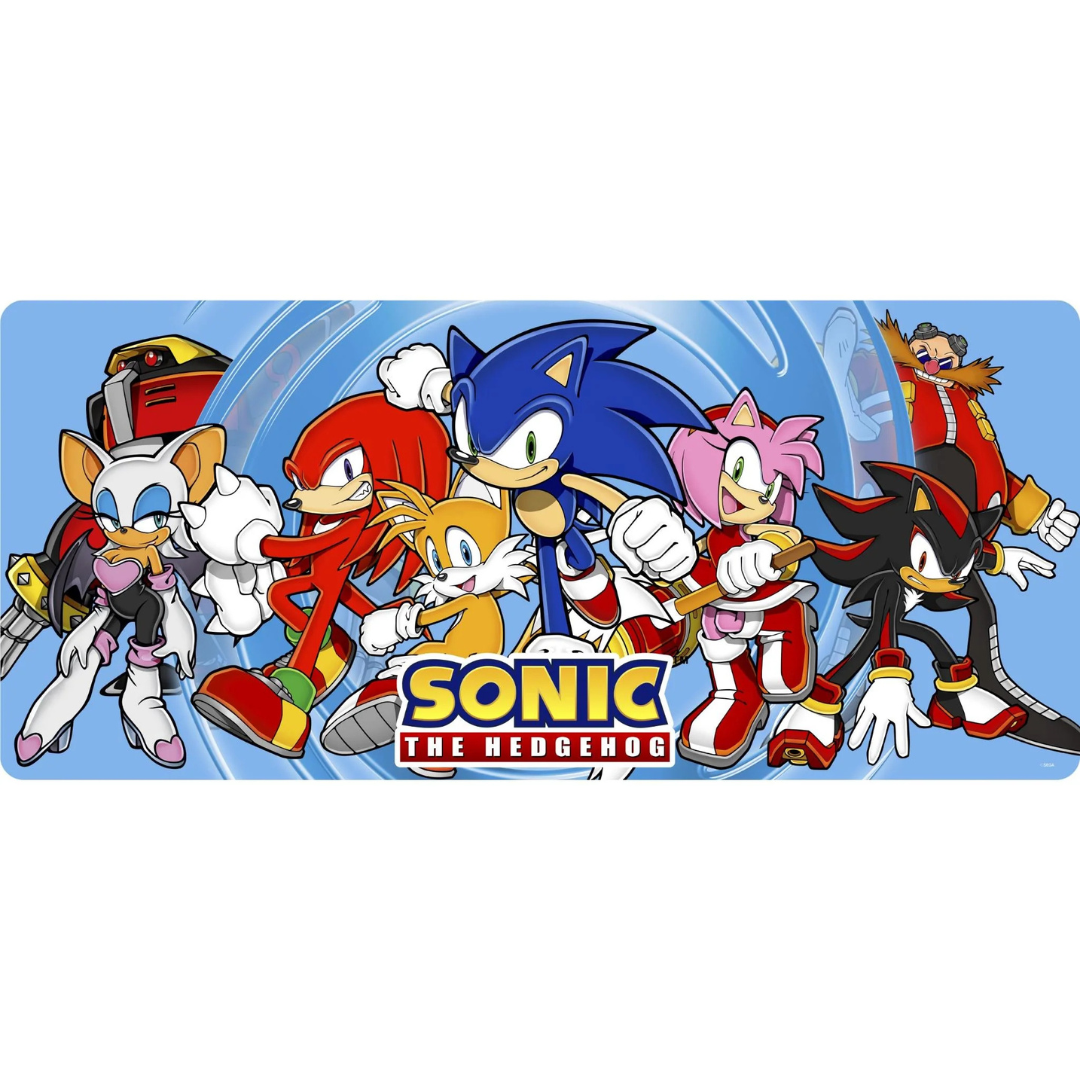 Sonic The Hedgehog - XXL Playmat/Gamingmat/Deskmat 90cm x 40cm