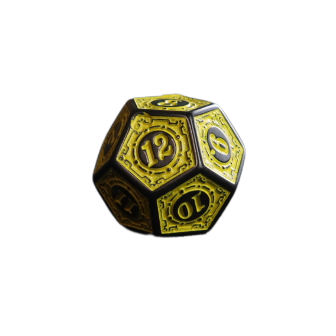Fantasy style 12 Sided Dice - 1 pcs
