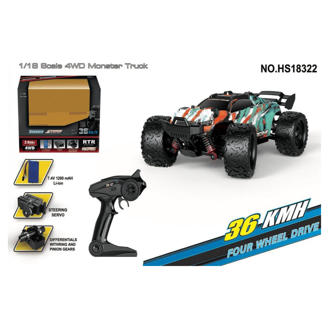 Tornado RC 1/18 4WD RTR High speed truck