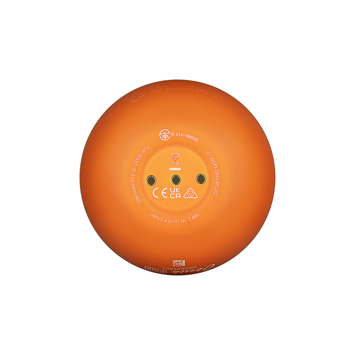 Olight Obulb Plus Orange Rechargeable Multicolour Light with APP and Touch Control