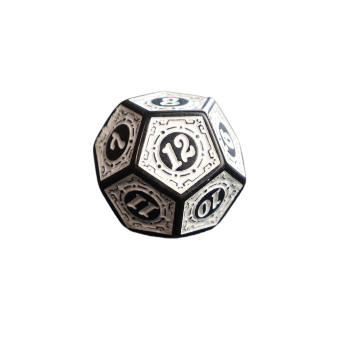 Fantasy style 12 Sided Dice - 1 pcs