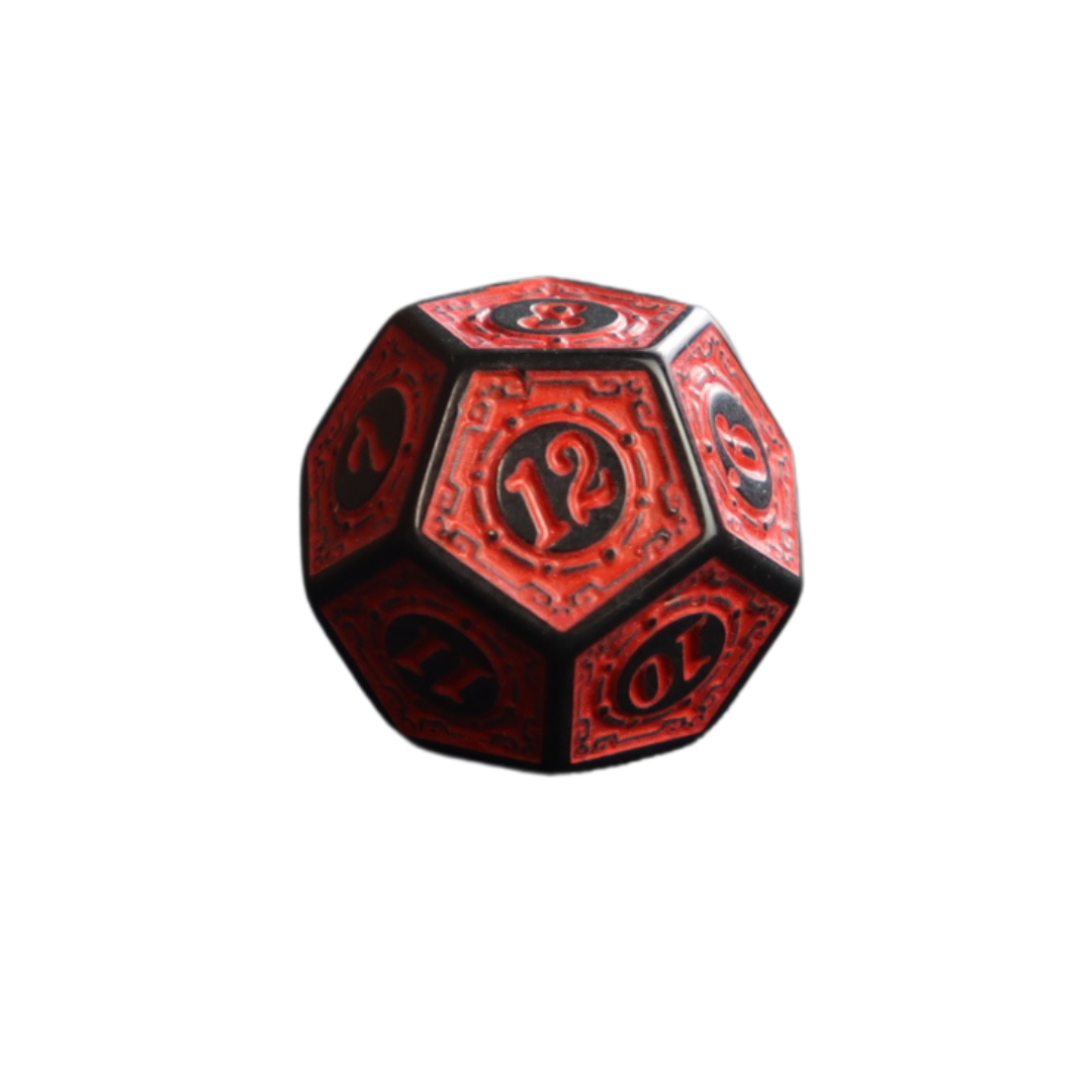 Fantasy style 12 Sided Dice - 1 pcs