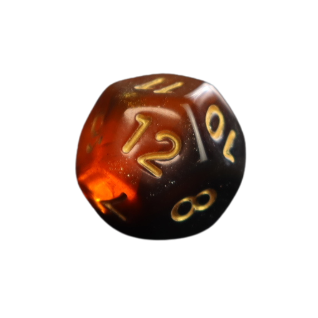 12 Sided Dice - 1 Pcs