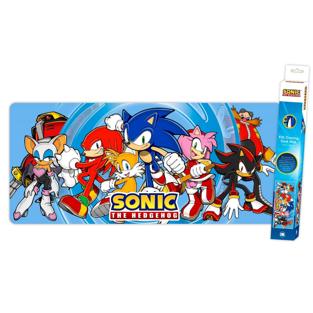 Sonic The Hedgehog - XXL Playmat/Gamingmat/Deskmat 90cm x 40cm