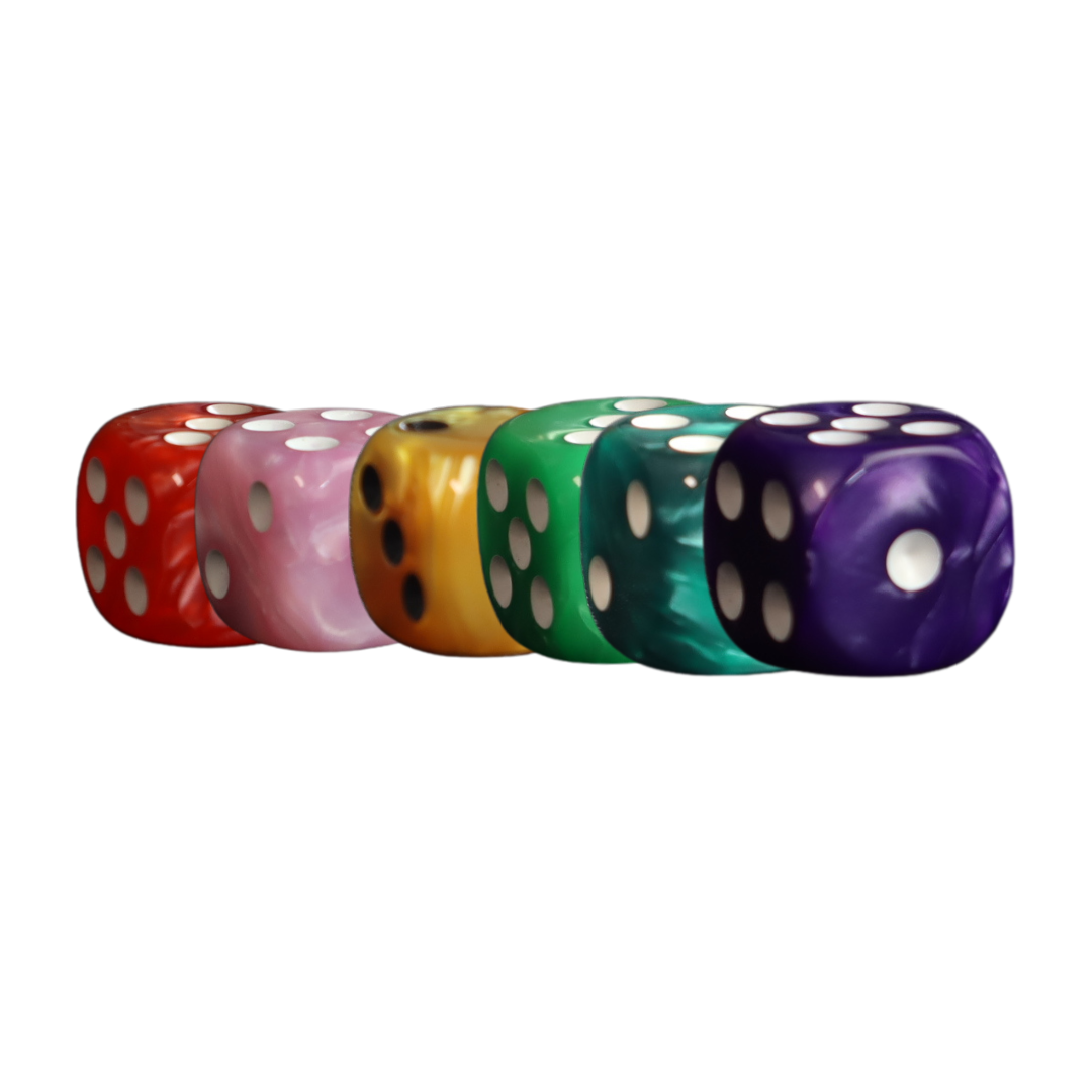 6 Sided Dice - 10 pcs set