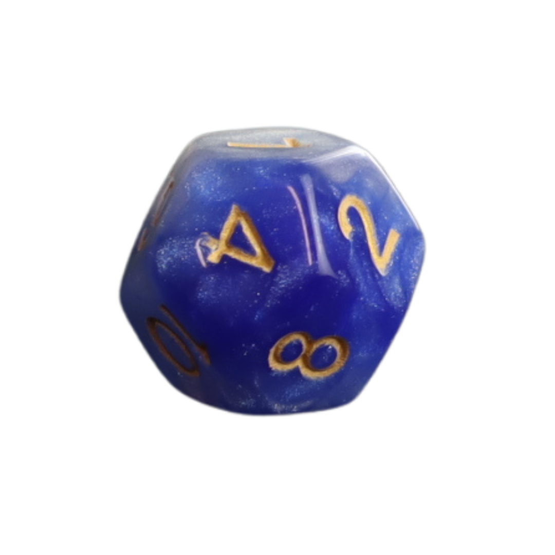 12 Sided Dice - 1 Pcs