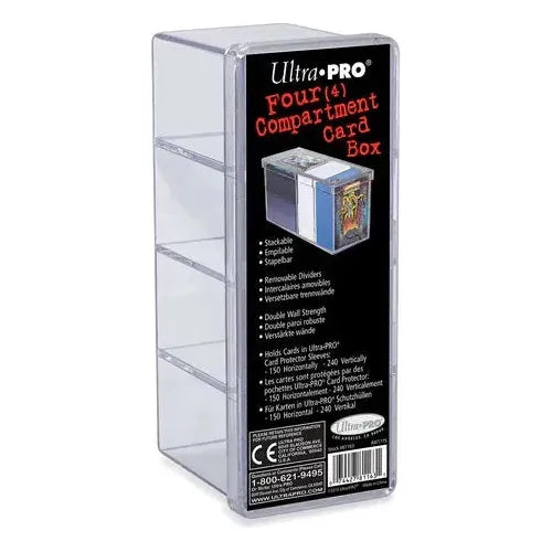 Ultra Pro 4 Compartment Card Box