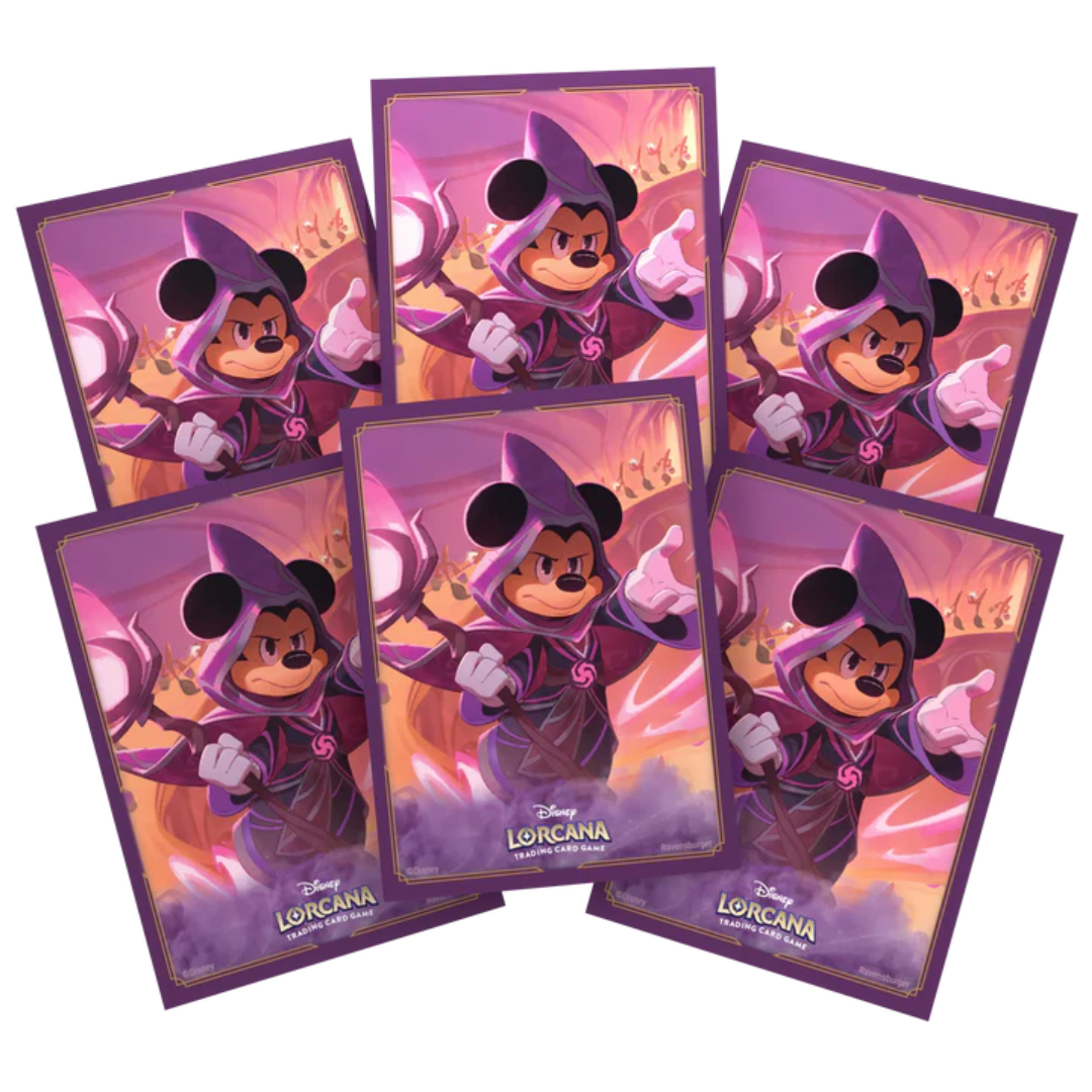 Disney Lorcana set 8 Reign of Jafar Card Sleeves - Mickey Mouse