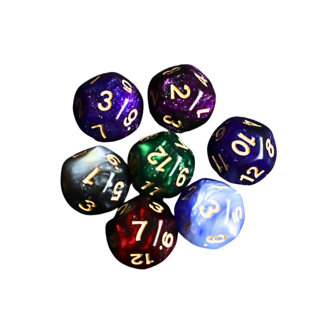 12 Sided Dice - 1 Pcs
