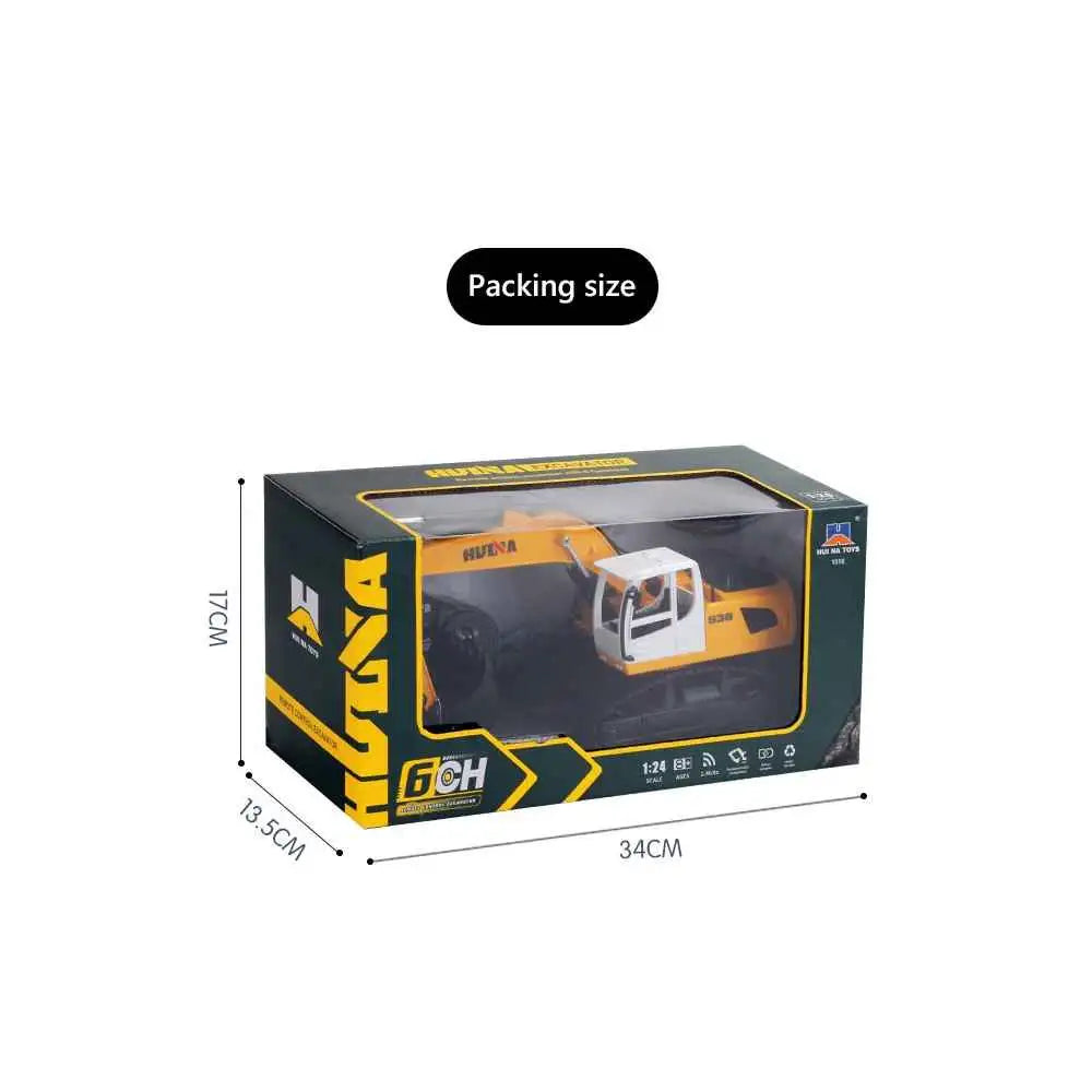 HuiNa 1516 1:24 Remote Control Excavator Toy