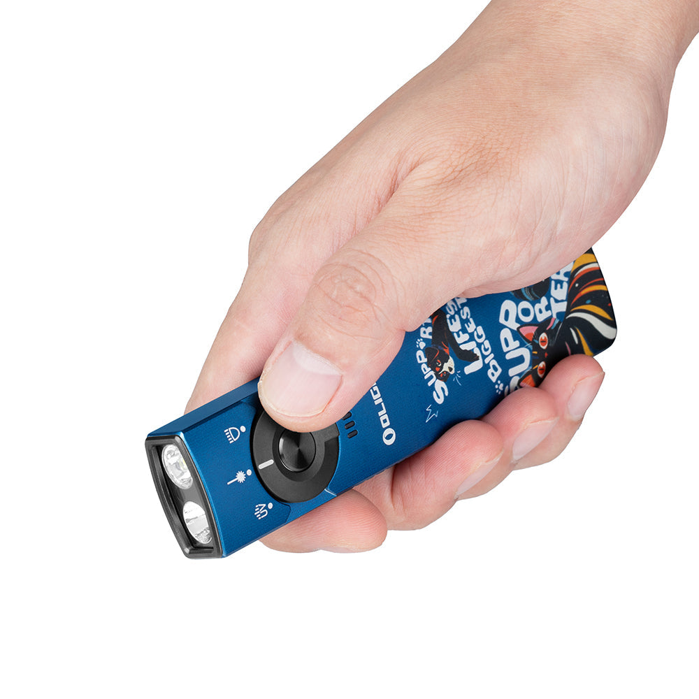 Olight Arkfeld Pro Portable EDC Flashlight With White Light & Green Laser & UV