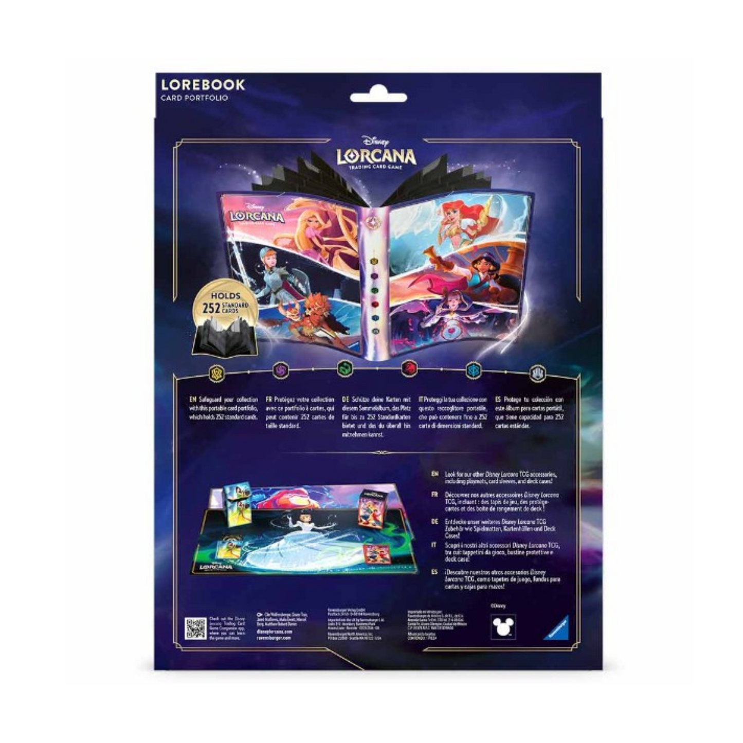 Disney Lorcana Premium Card Portfolio: Powerful Princesses Fabled Set 9