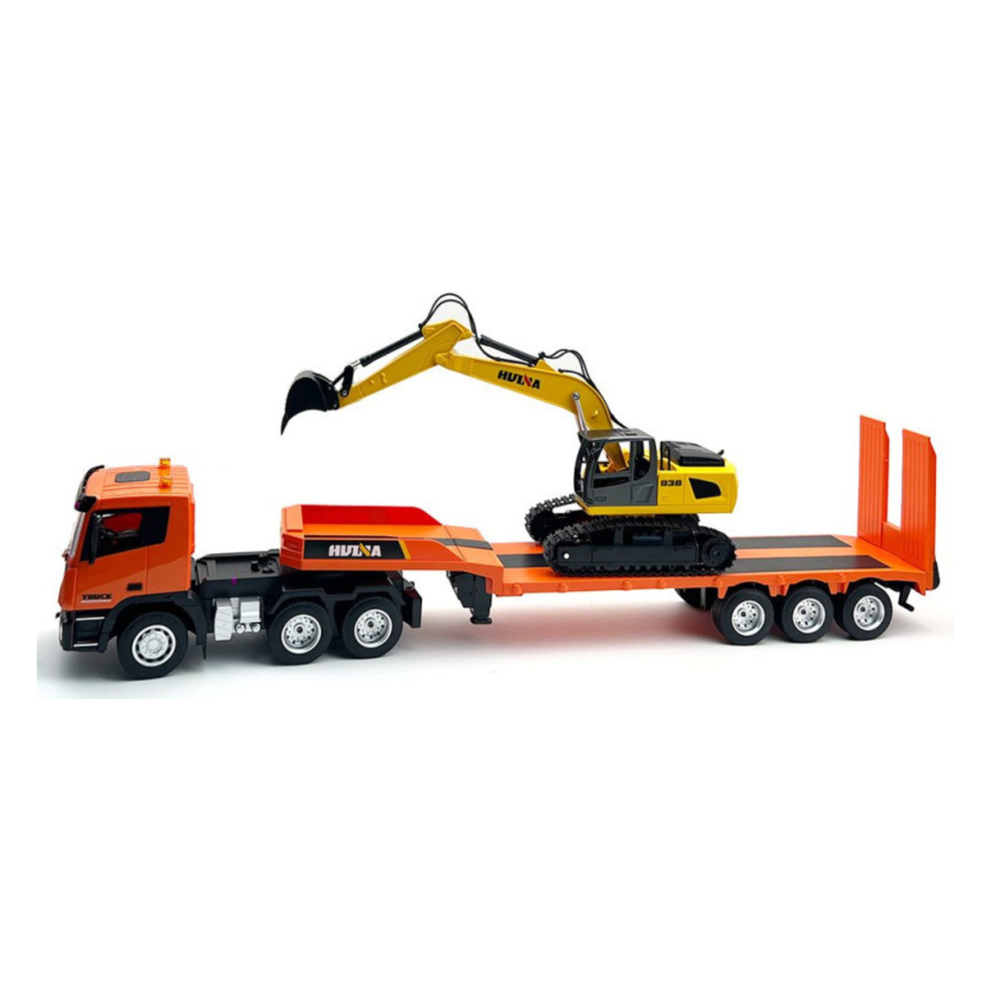 Huina 1319 1:24 RC Excavator Flatbed Truck Kit Combo (2024 Model )