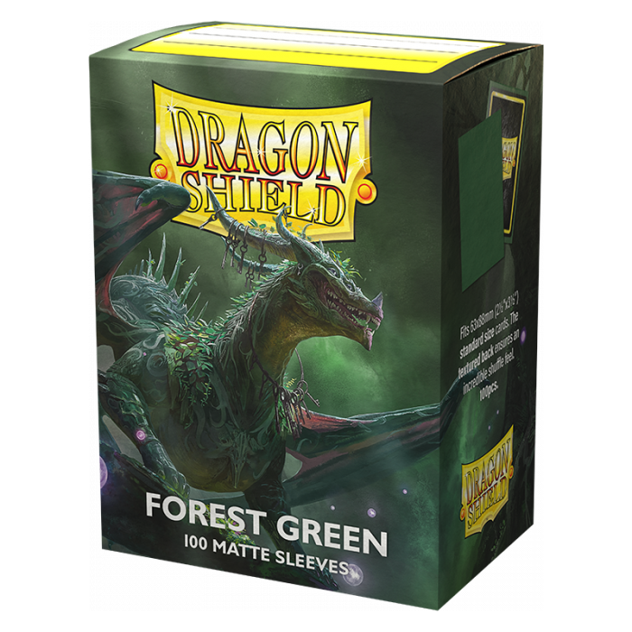 Dragon Shield: Sleeves – Matte – Forest Green