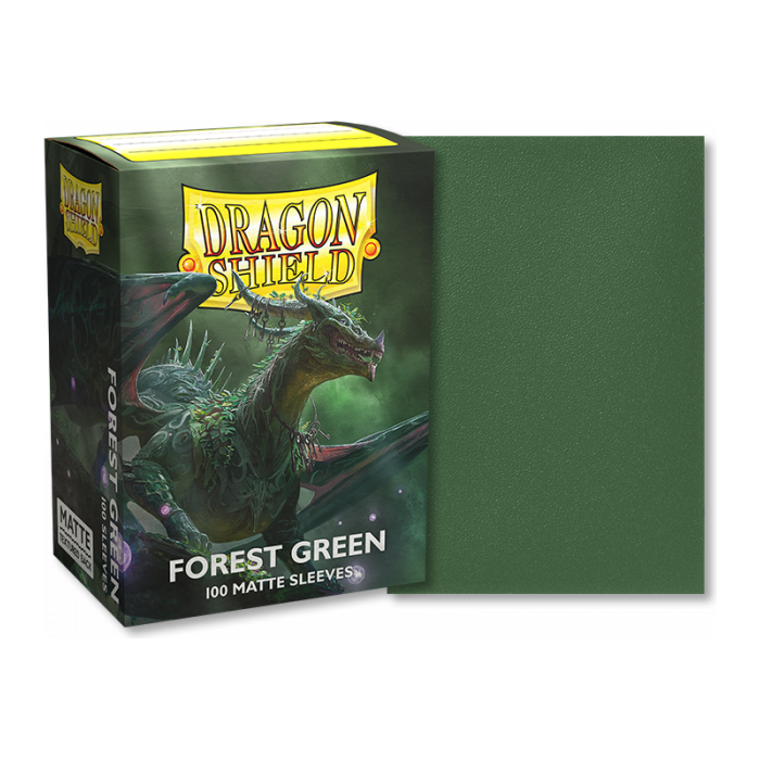 Dragon Shield: Sleeves – Matte – Forest Green