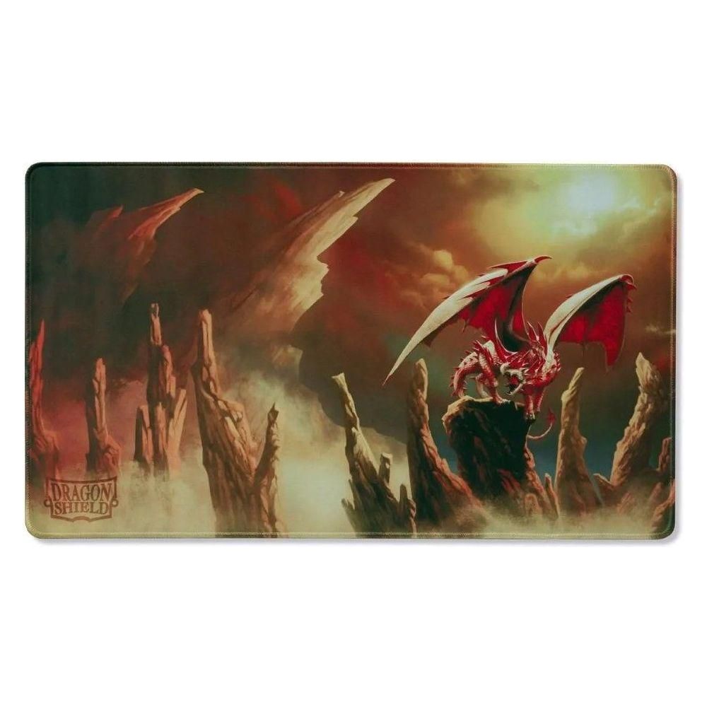 Dragon Shield: Playmat – Case & Coin – Ruby (Rubis, Incoming)