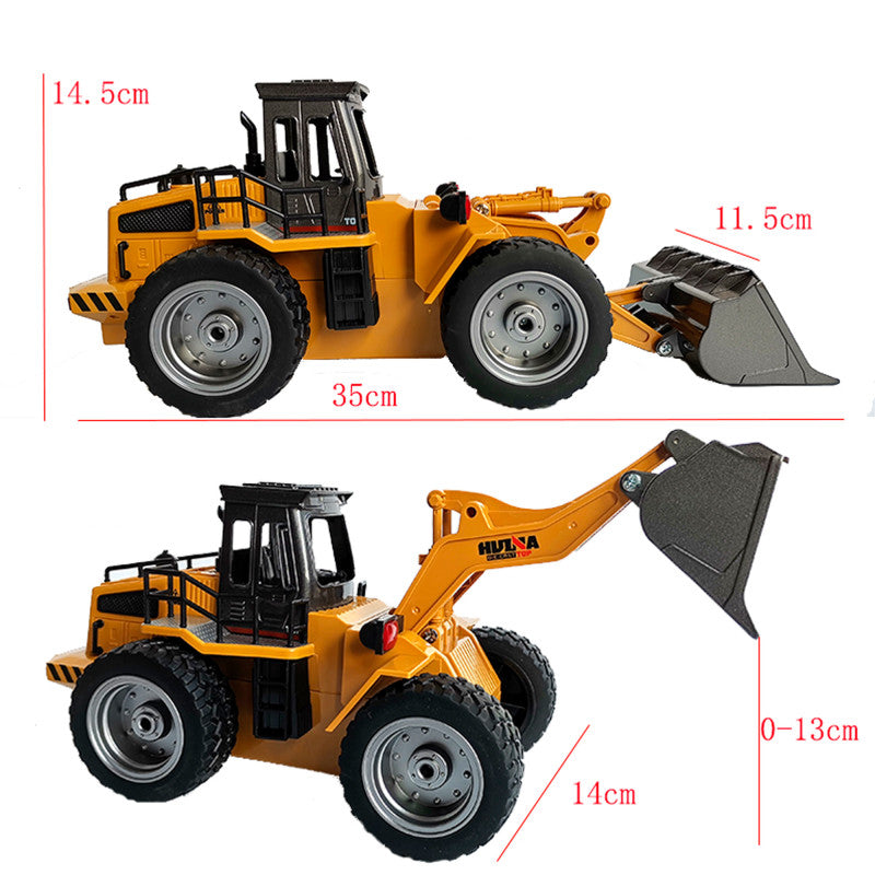 Huina 1532 1:18 Nine-channel semi-alloy Remote Control Bulldozer (2024 Model )