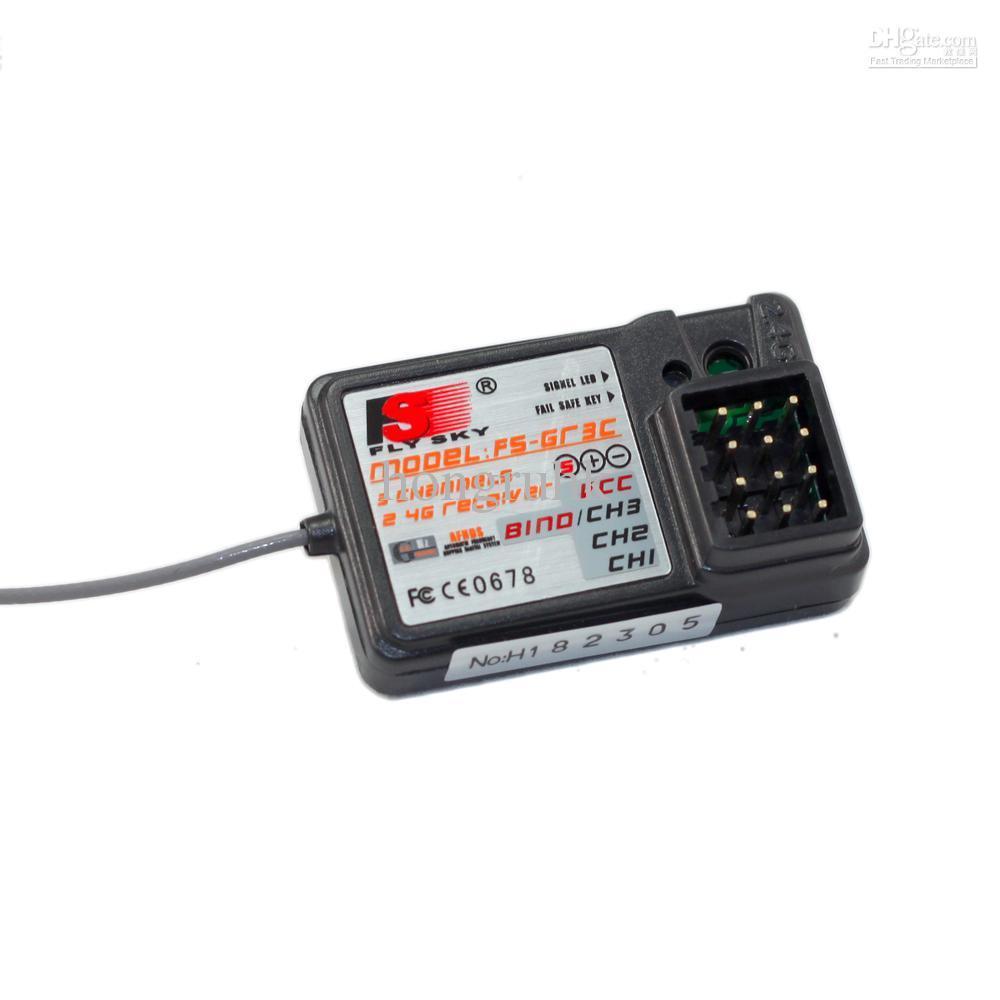 FLY SKY FS-GT3B Digital 3-Channel 2.4ghz LCD Transmitter & Receiver
