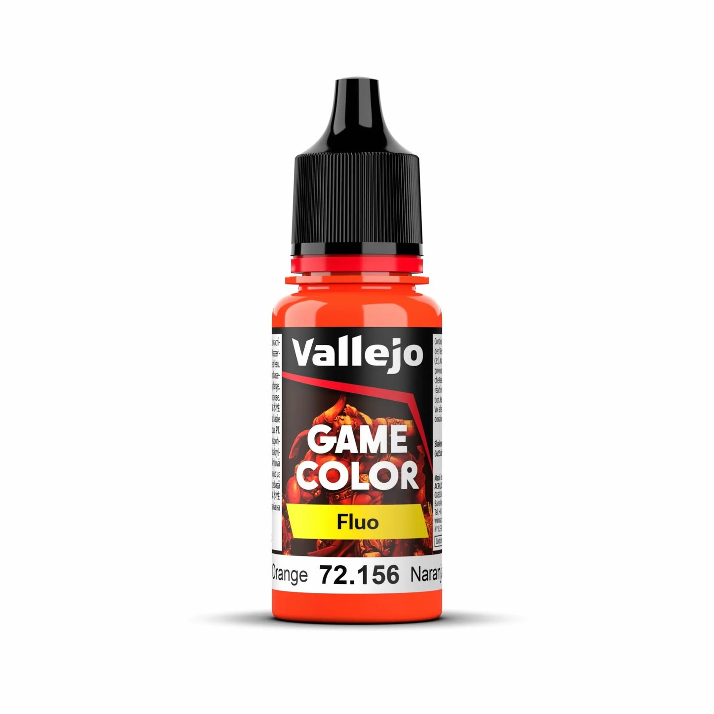 Vallejo - Game Colour - Fluorescent Orange 18ml-Paint-LetsPlayGames-ProHobbies