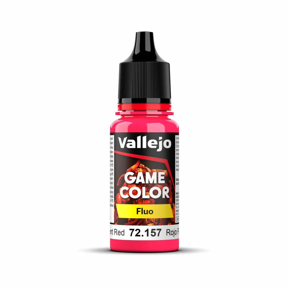 Vallejo - Game Colour - Fluorescent Red 18ml-Paint-LetsPlayGames-ProHobbies