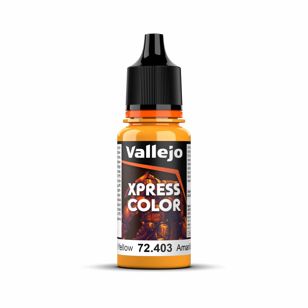 Vallejo - Game Colour - Xpress Colour - Imperial Yellow 18ml-Paint-LetsPlayGames-ProHobbies