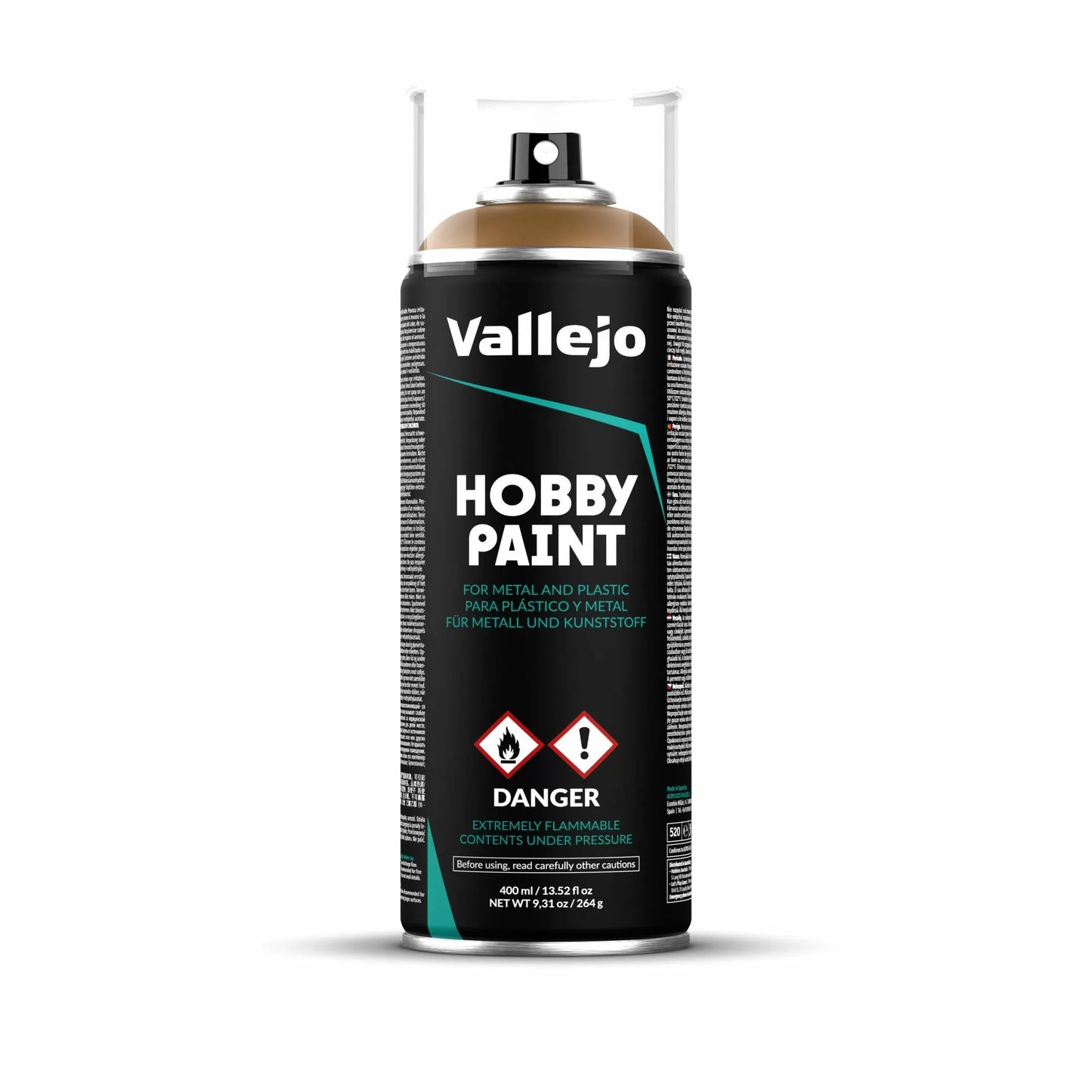 Vallejo Aerosol Spray Primer - Leather Brown 400ml-Games Workshop-ProHobbies