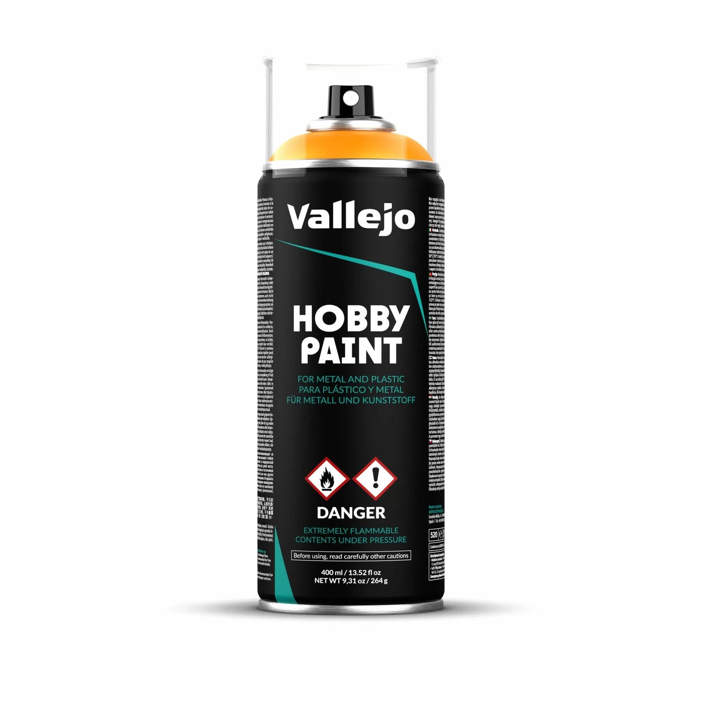 Vallejo Aerosol Spray Primer - Sun Yellow 400ml-Lets Play Games-ProHobbies