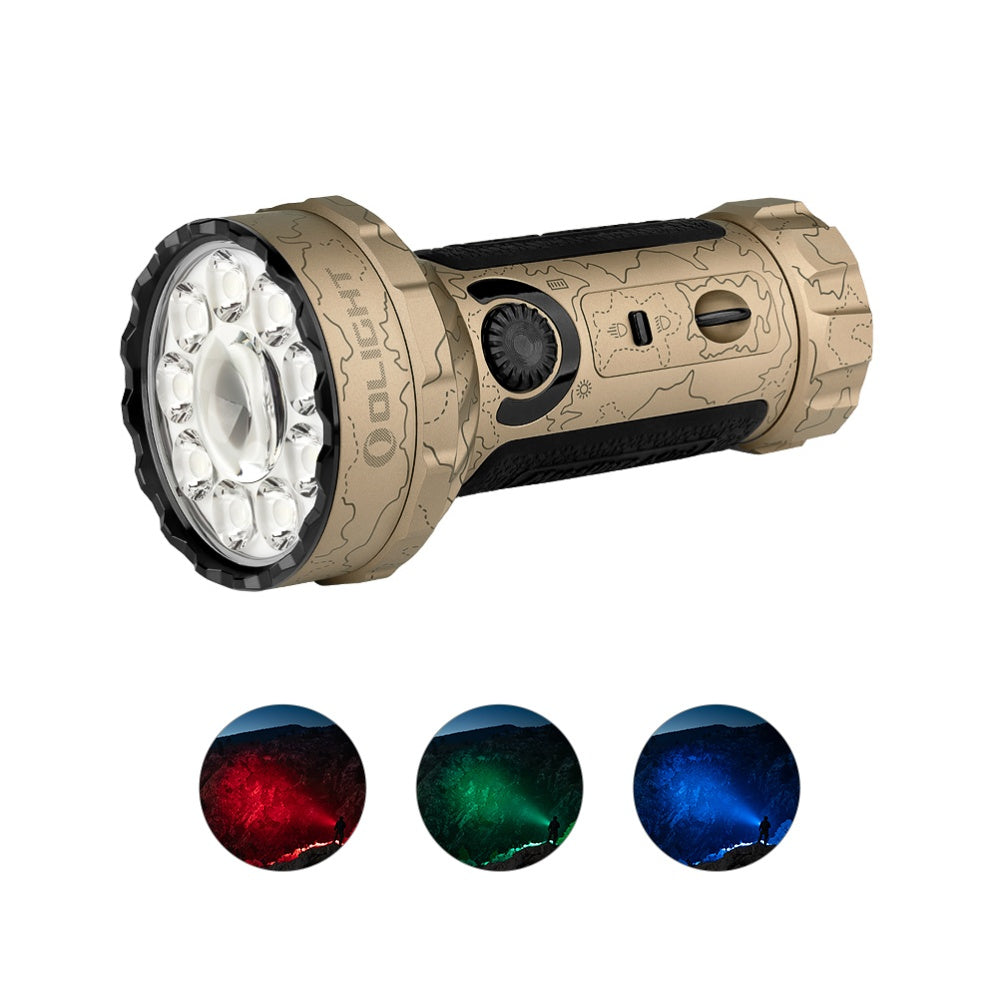 
                  
                    Olight Marauder Mini 7000 Lumens High Intensity RGB LED Torch - BLUE
                  
                