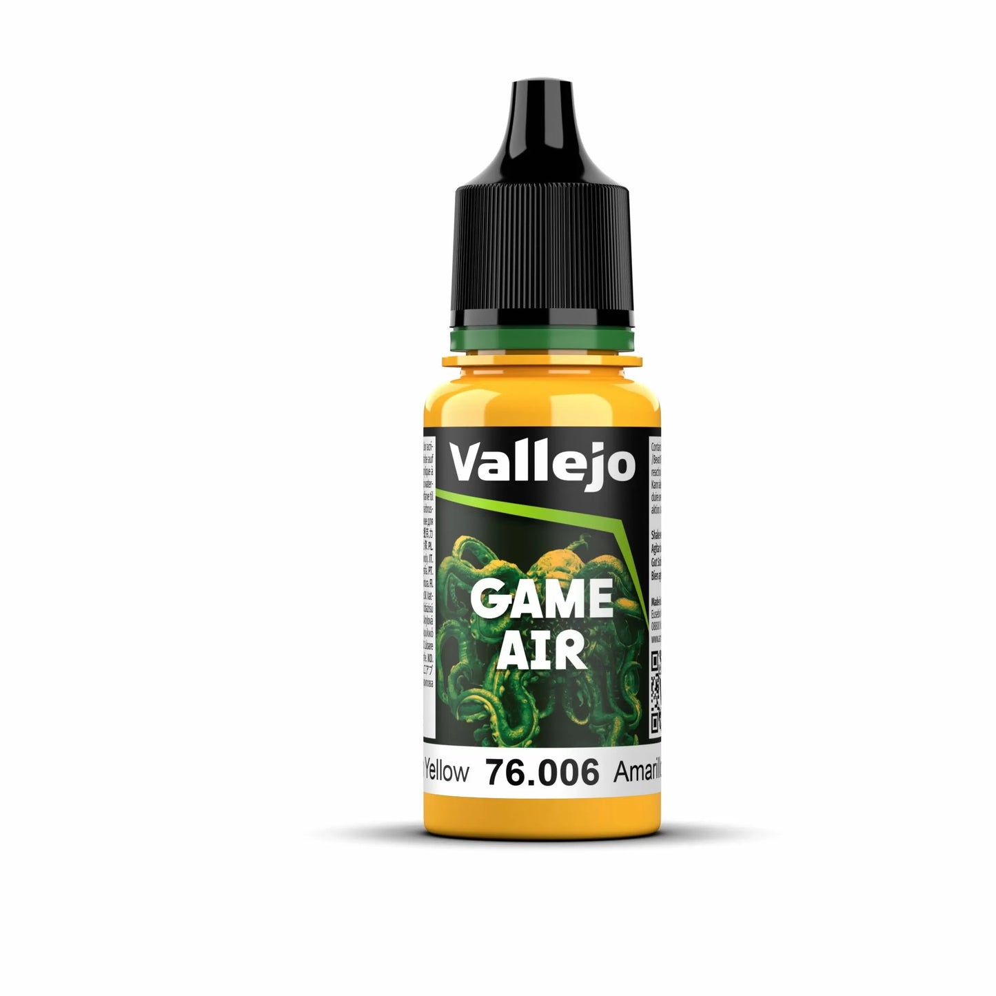 Vallejo Game Air - Sun Yellow 18 ml-Air brush Paint-LetsPlayGames-ProHobbies