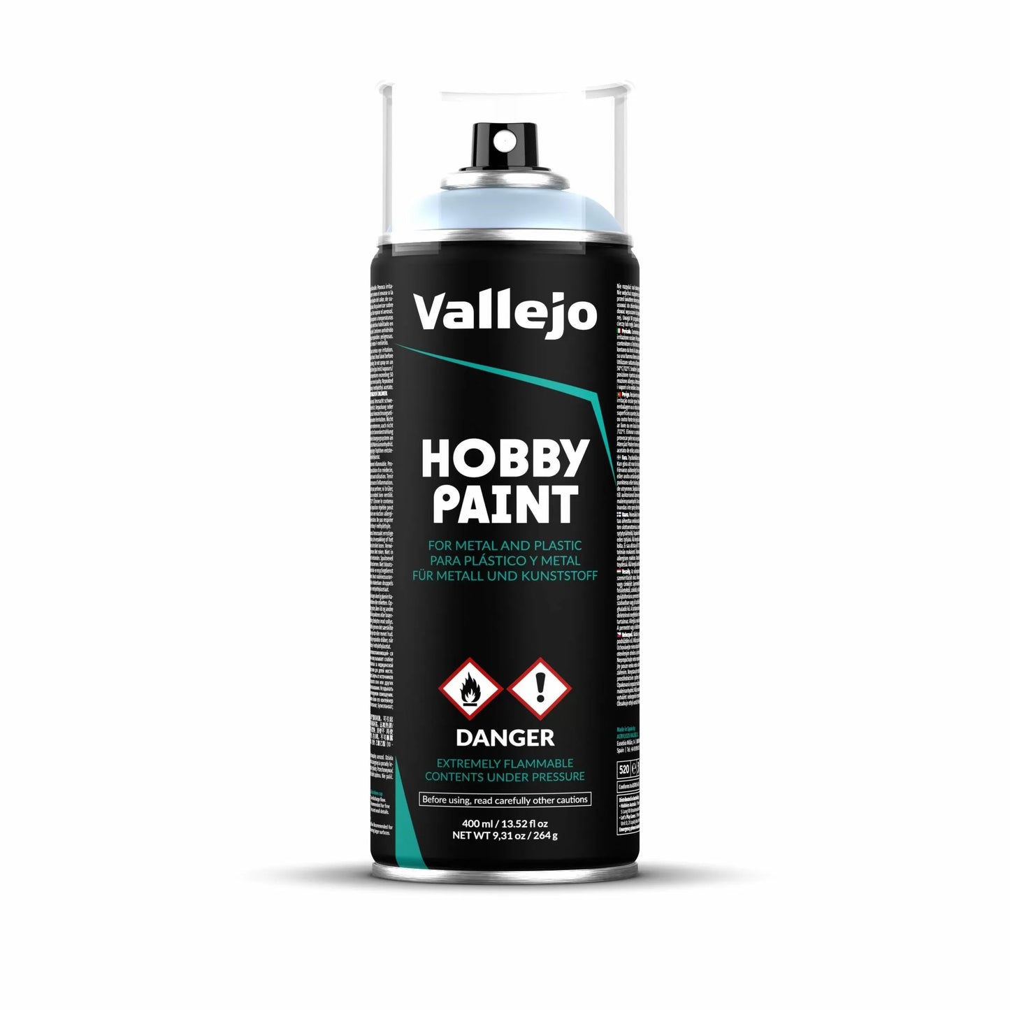 Vallejo Aerosol Spray Primer - Wolf Grey 400ml-Lets Play Games-ProHobbies