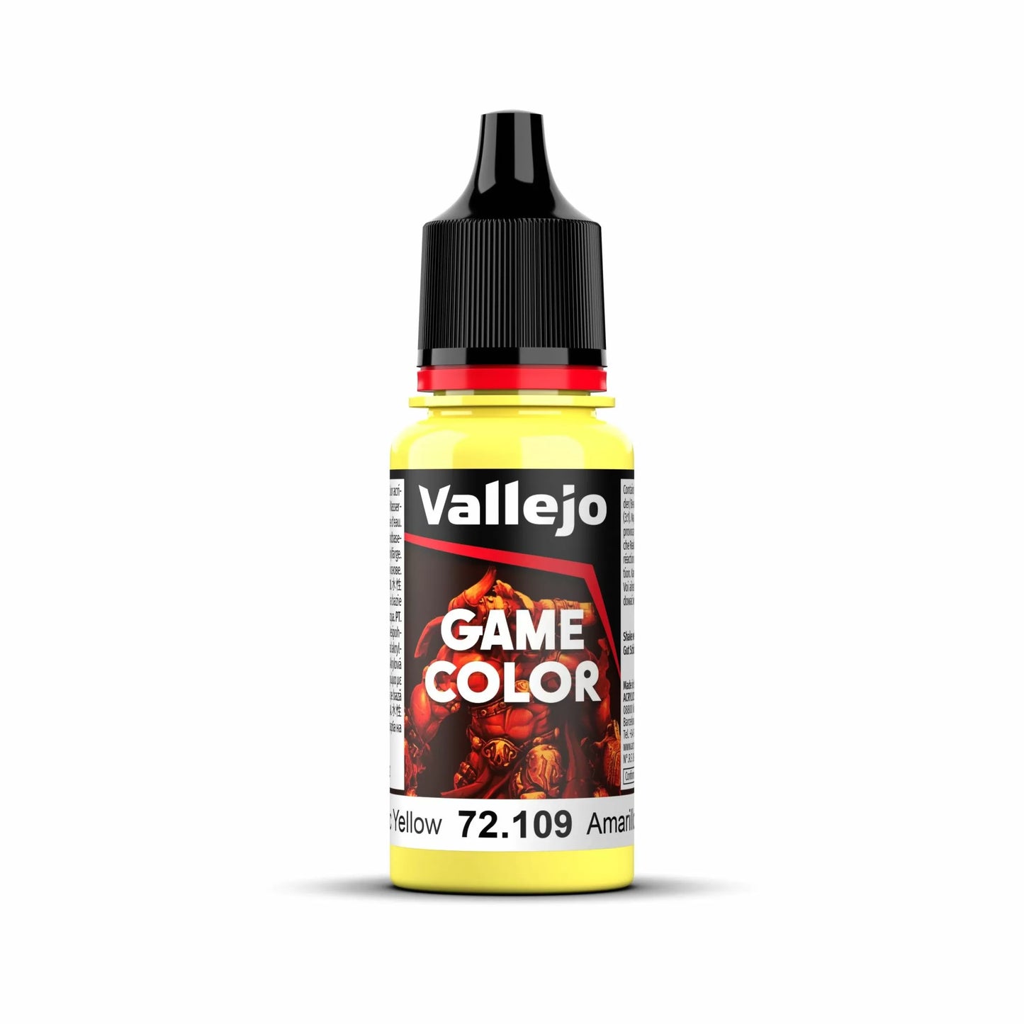 Vallejo - Game Colour - Toxic Yellow 18ml-Paint-LetsPlayGames-ProHobbies