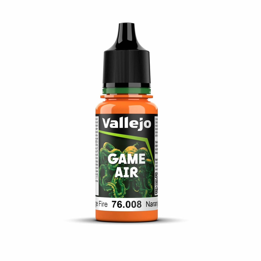 Vallejo Game Air - Orange Fire 18 ml-Air brush Paint-LetsPlayGames-ProHobbies